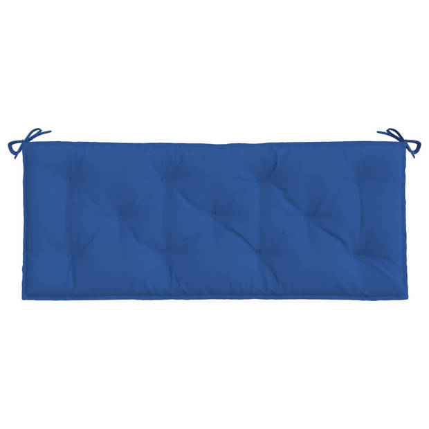 vidaXL Tuinbankkussens 2 st 120x50x7 cm oxford stof blauw