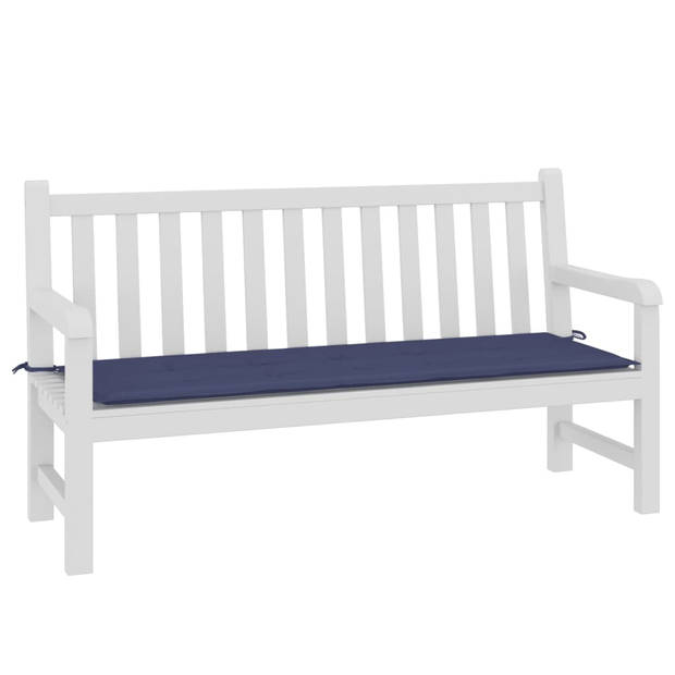 vidaXL Tuinbankkussen 150x50x3 cm oxford stof marineblauw