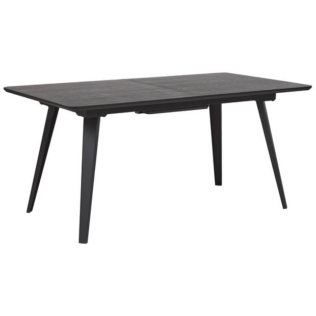 Beliani IRVINGTON - Eettafel-Zwart-MDF