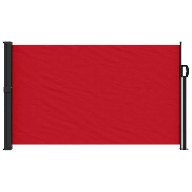 vidaXL Windscherm uittrekbaar 120x600 cm rood