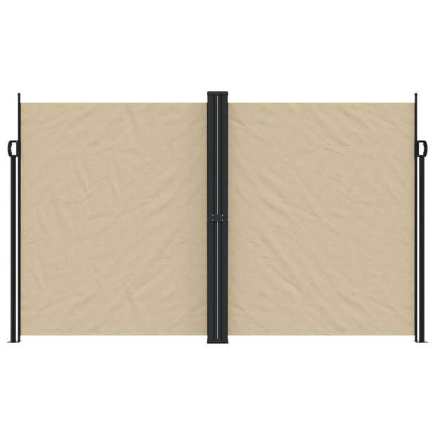 vidaXL Windscherm uittrekbaar 200x1000 cm beige