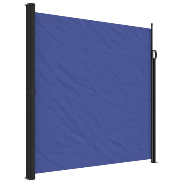 vidaXL Windscherm uittrekbaar 200x600 cm blauw