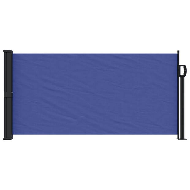 vidaXL Windscherm uittrekbaar 100x300 cm blauw