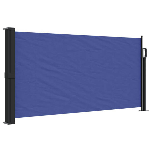 vidaXL Windscherm uittrekbaar 100x300 cm blauw