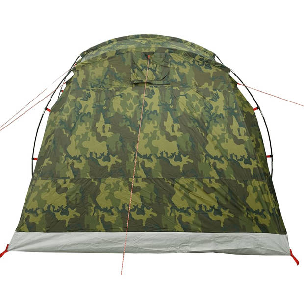 vidaXL Tunneltent 6-persoons waterdicht camouflage