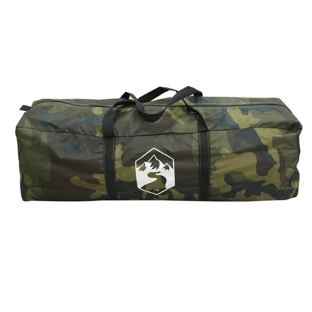 vidaXL Tunneltent 6-persoons waterdicht camouflage