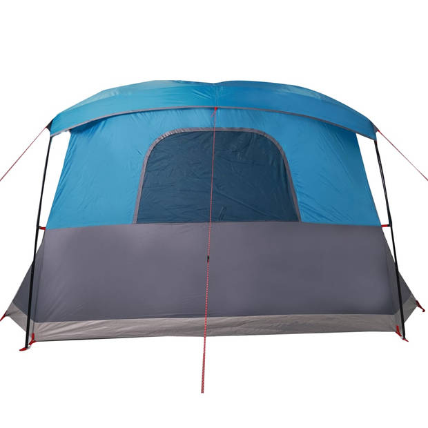 vidaXL Tent met luifel 4-persoons waterdicht blauw