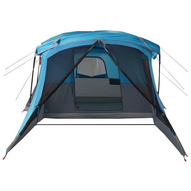 vidaXL Tent met luifel 4-persoons waterdicht blauw