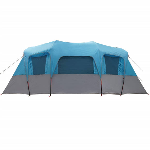 vidaXL Tunneltent 16-persoons waterdicht blauw