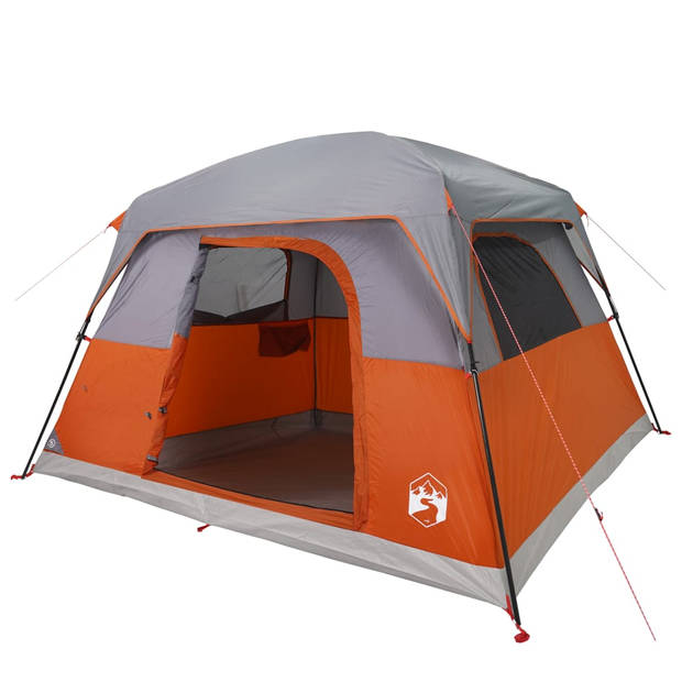 vidaXL Tent 4-persoons waterdicht oranje