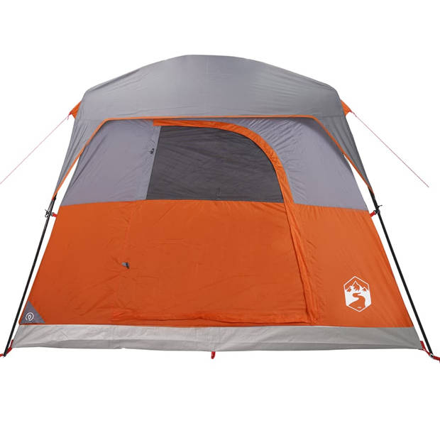 vidaXL Tent 4-persoons waterdicht oranje