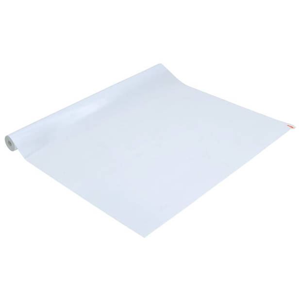 vidaXL Raamfolie statisch mat transparant wit 45x1000 cm PVC