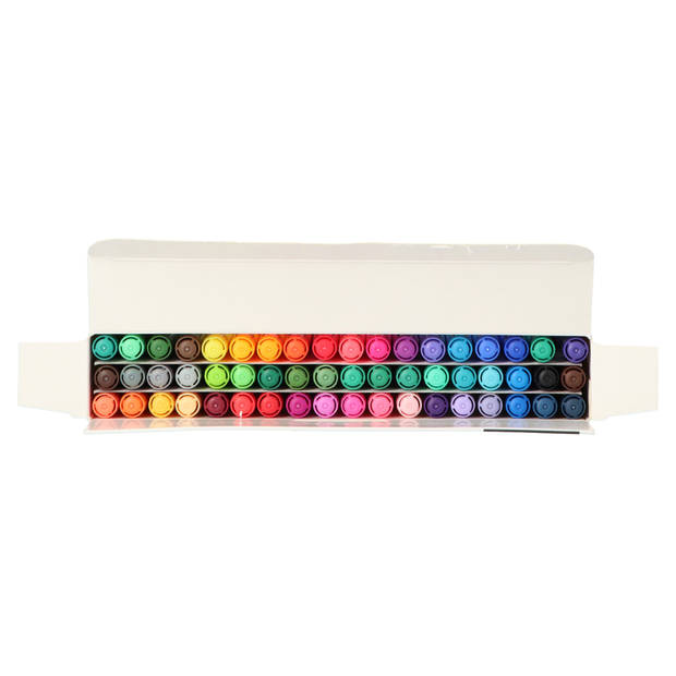 Mont Marte® set fijn-dik Duo Markers 54 stuks