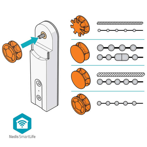 Nedis SmartLife Gordijnrobot - BTMR10WT