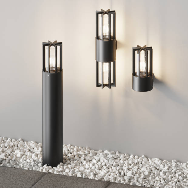 Maytoni Outdoor - Wandlamp Barrel - Grafiet