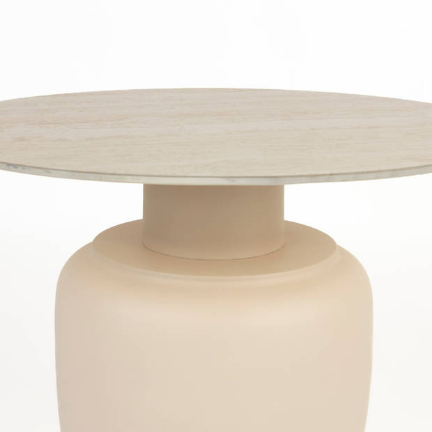 Jazmin bijzettafel 47 cm - beige