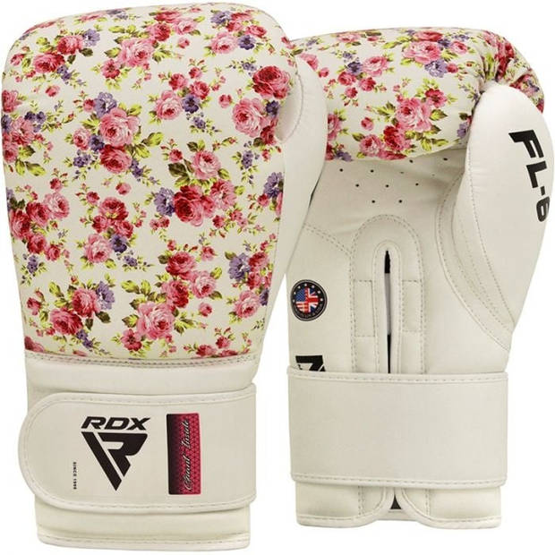 RDX Sports FL6 Floral Bokshandschoenen - Wit 8 oz