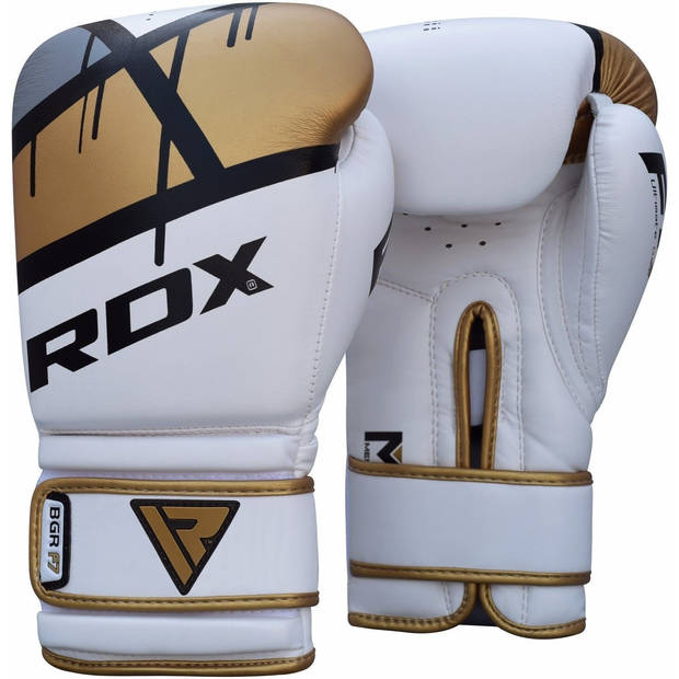 RDX Sports Bokshandschoenen BGR-F7 Zwart Goud 8 oz