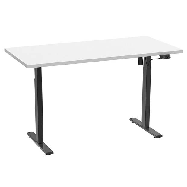 LonaE bureau elektrische hef- en daalfunctie 110x50x71-120cm wit, zwart.