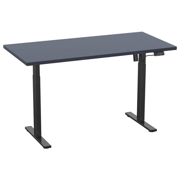 LonaE bureau elektrische hef- en daalfunctie 110x50x71-120cm antraciet, zwart.