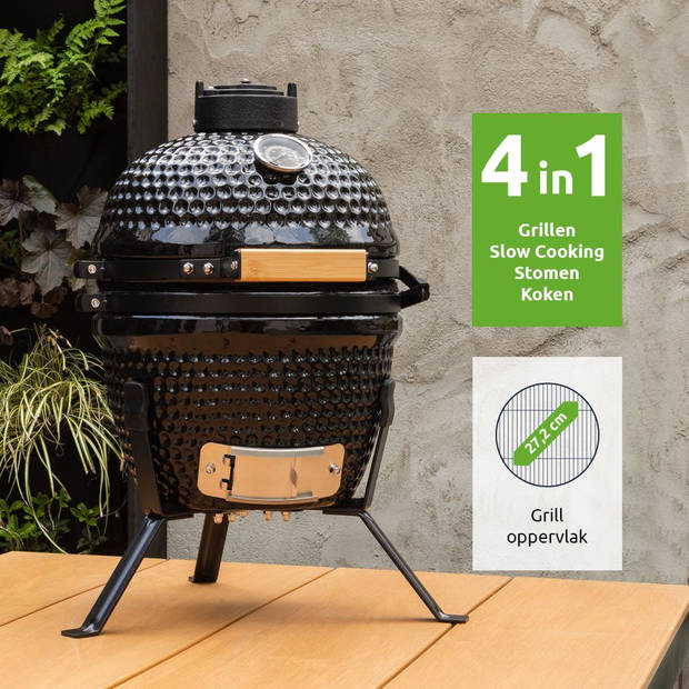 BluMill BBQ Egg Black Kamado