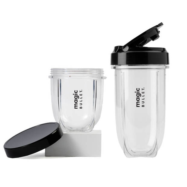 magic bullet Kitchen Express – 2-in-1 – Blender met Foodprocessor – Zwart – incl. Bekers To Go