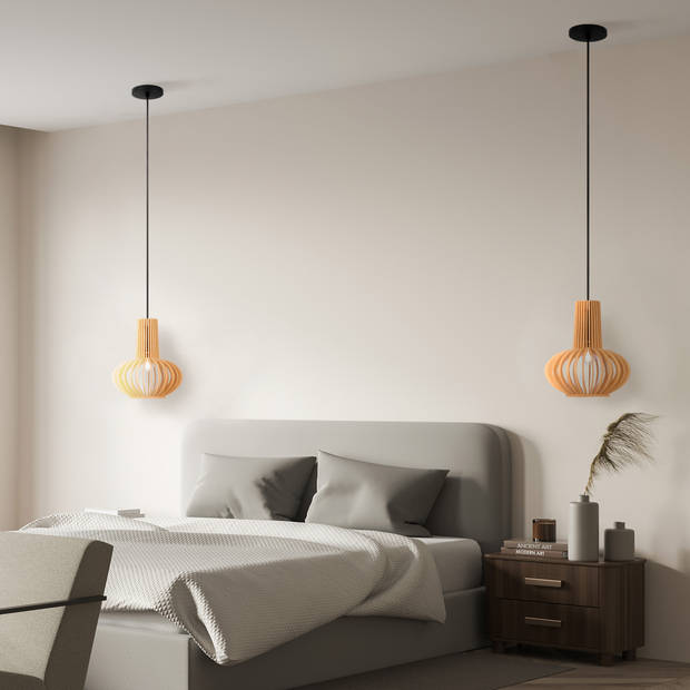 Maytoni - Hanglamp Roots - Zwart - Ø25,5