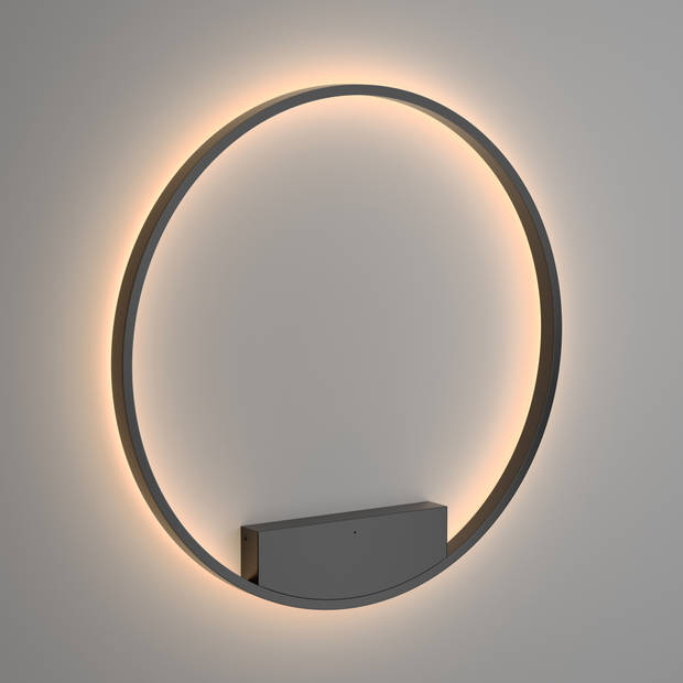 Maytoni - Wandlamp Rim - Zwart - Ø80