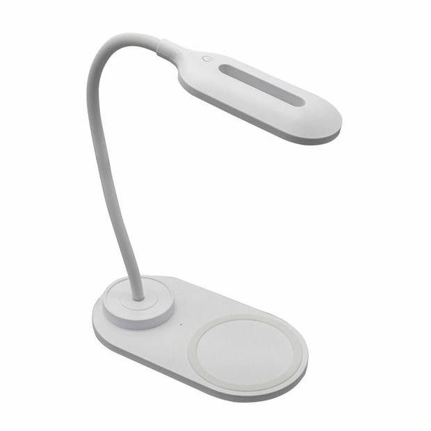 LED-Lamp met Draadloze Oplader voor Smartphones Denver Electronics LQI-55 Wit 5 W