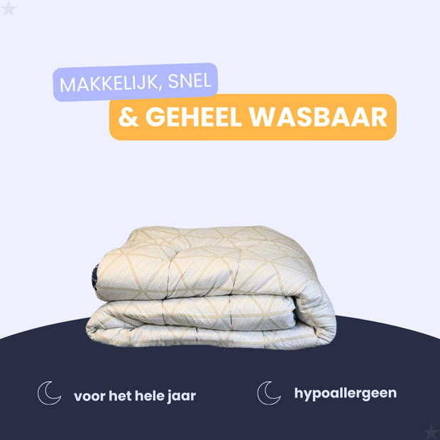 HappyBed Nairobi 140x220 - Wasbaar dekbed zonder overtrek - Bedrukt dekbed zonder hoes