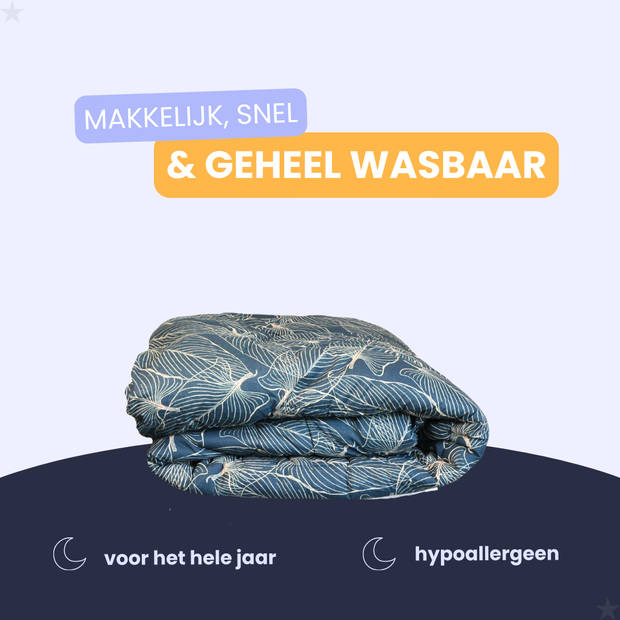 HappyBed Cohiba 240x220 - Wasbaar dekbed zonder overtrek - Bedrukt dekbed zonder hoes