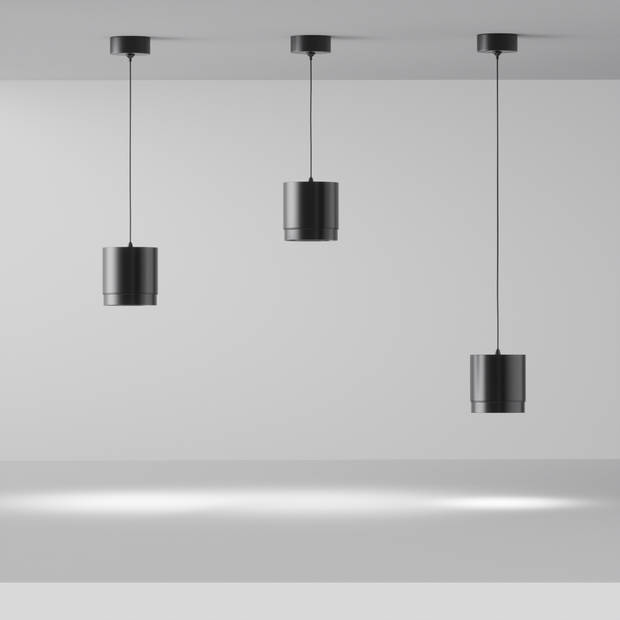 Maytoni Technical - Hanglamp Polar - Zwart - Ø8,2