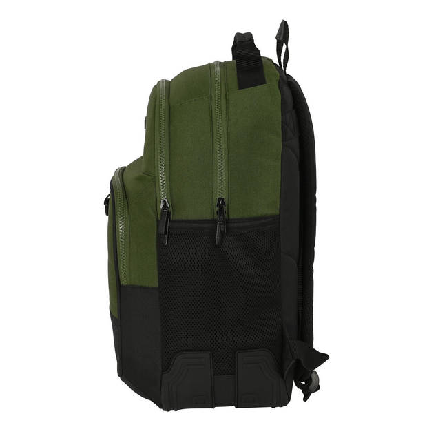 Schoolrugzak Safta Dark forest Zwart Groen 32 x 42 x 15 cm