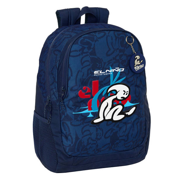 Schoolrugzak El Niño Paradise Marineblauw 32 x 44 x 16 cm