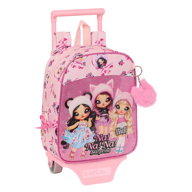 Schoolrugzak met Wielen Na!Na!Na! Surprise Fabulous Roze 22 x 27 x 10 cm