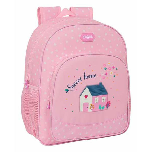 Schoolrugzak Glow Lab Sweet home Roze 32 X 38 X 12 cm