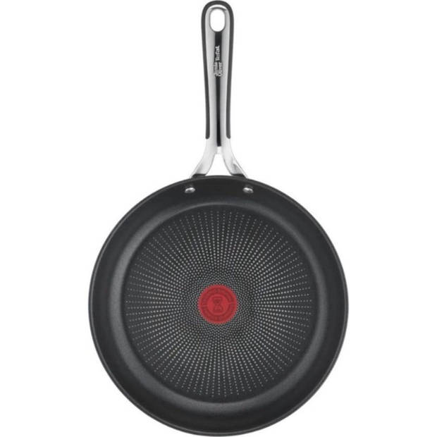 Tefal Jamie Oliver Kitchen Essentials Pannenset - Koekenpannen - Ø20/24/28cm - Inductie - RVS - Siliconen Handgreep