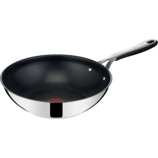 Tefal Jamie Oliver Kitchen Essentials Pannenset - Koekenpannen Ø20/24/28cm + Wokpan Ø28cm - RVS - Siliconen Handgreep