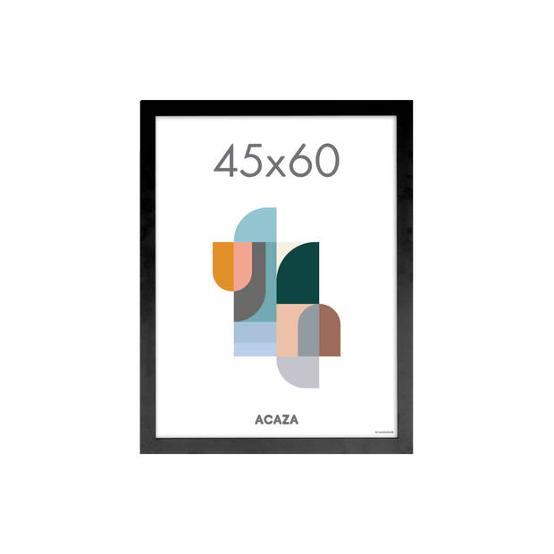 ACAZA Fotokader - Fotolijst - Wissellijst - 45x60 cm - MDF - Zwart