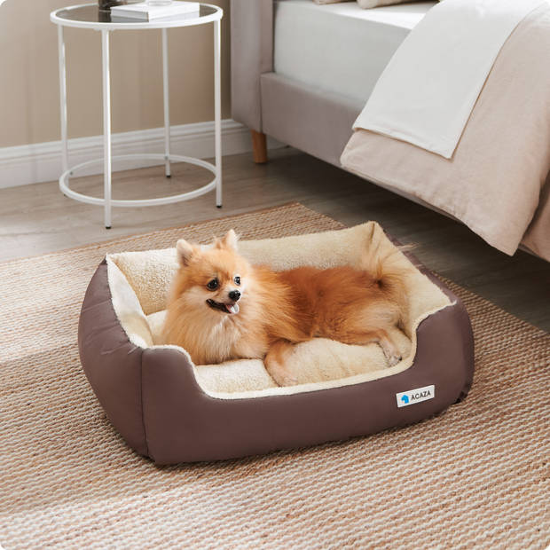 Hondenmand – Dierenbed – Medium - 70 cm Lang x 55 cm Breed – Bruin