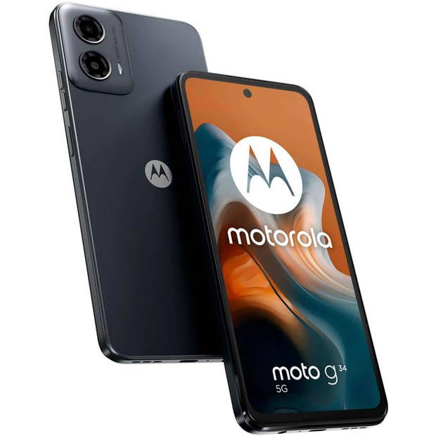 Motorola - Moto G34 5G - 128GB - Charcoal Black