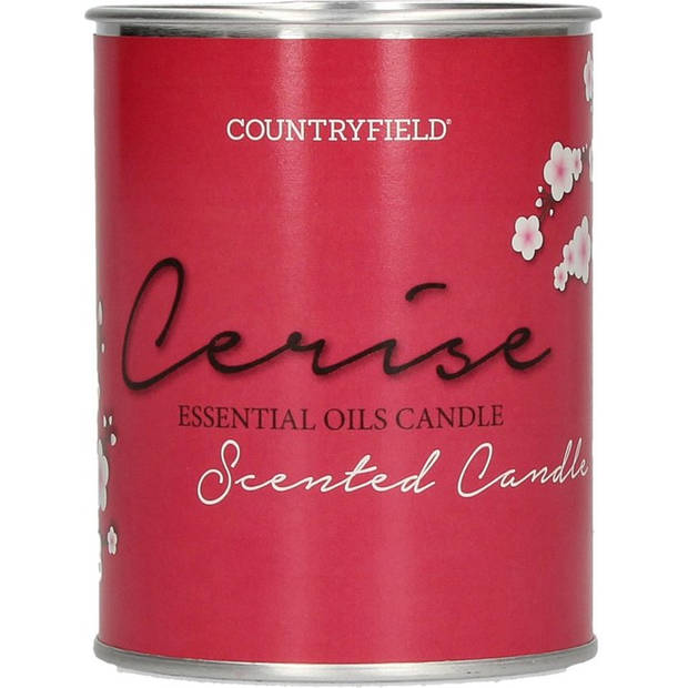 Countryfield Ceríse Essential Oils Geurkaarsen Set – 2 Stuks – Fuchsia – 10x9x8cm