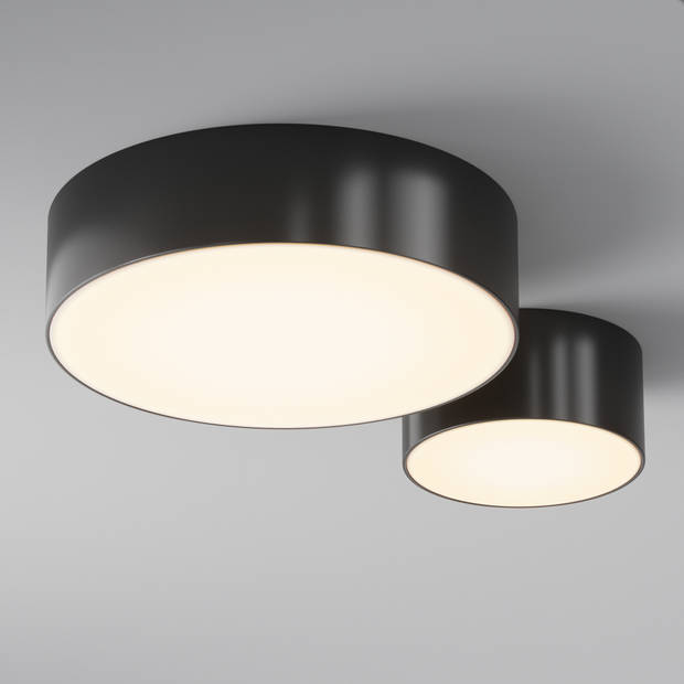 Maytoni Outdoor - Plafondlamp Zon IP - Zwart - Ø12