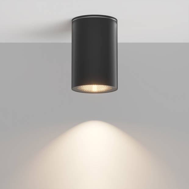 Maytoni Outdoor - Plafondlamp Roll - Zwart - Ø6,5