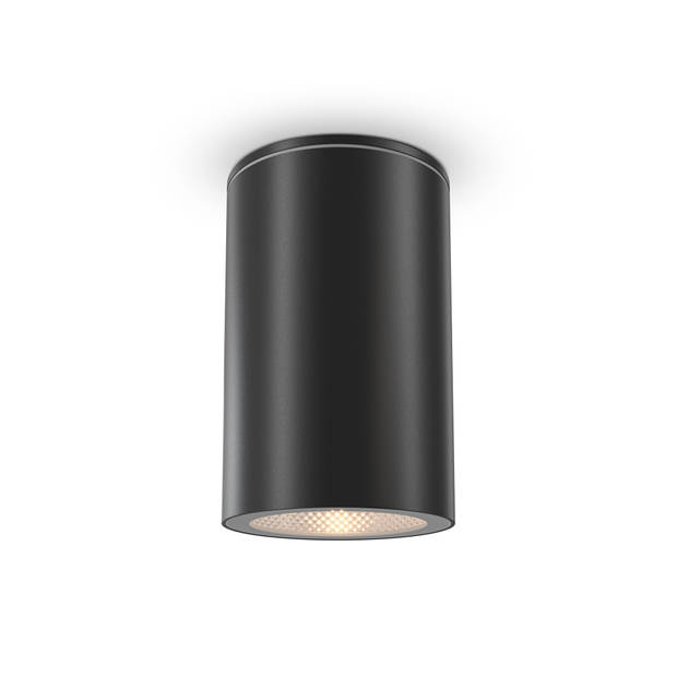 Maytoni Outdoor - Plafondlamp Roll - Zwart - Ø6,5