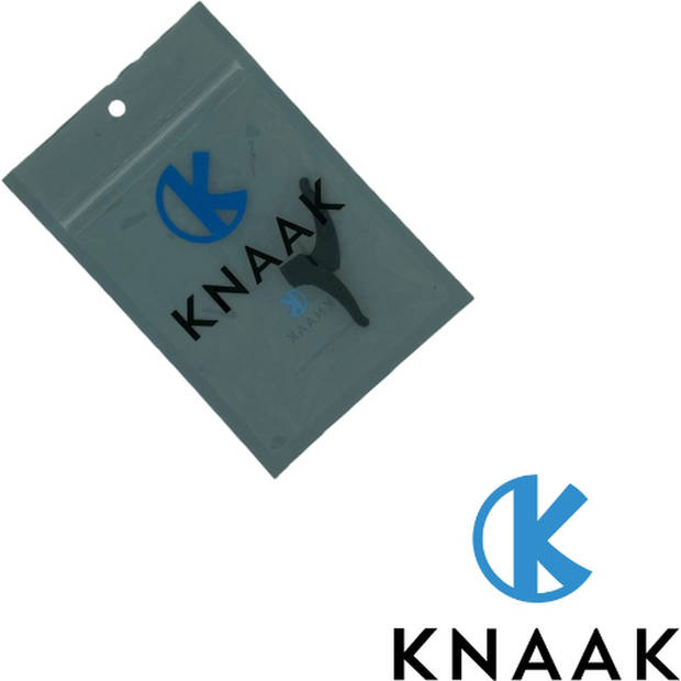 Knaak Anti-slip Oorhaakjes - Antislip Pootjes - Voor Kinderen en Volwassenen – 1 Paar – Zwart