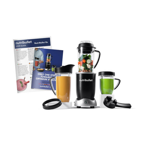 Nutribullet Rx Blender - Soepmaker - 1700 Watt - Warme en Koude bereidingen - 10-delig