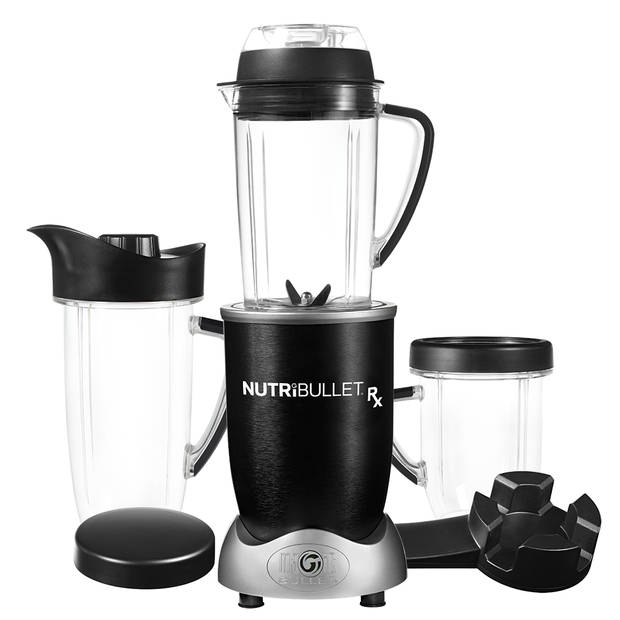 Nutribullet Rx Blender - Soepmaker - 1700 Watt - Warme en Koude bereidingen - 10-delig