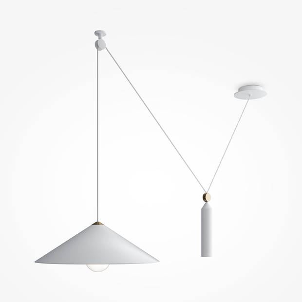 Maytoni Technical - Hanglamp Peso - Wit - Ø42