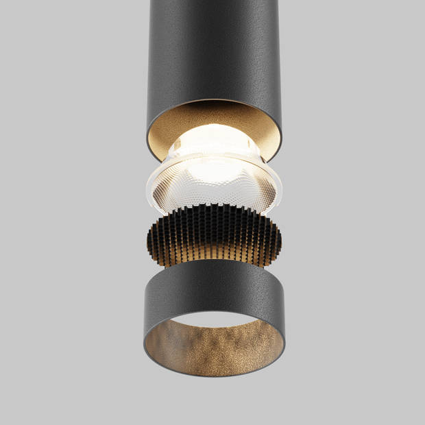 Maytoni Technical - Hanglamp Focus LED - Zwart - Ø5,2